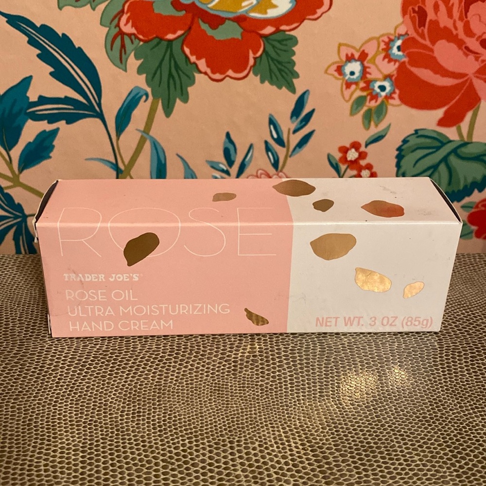 NEW Trader Joe’s Rose Oil Hand Cream